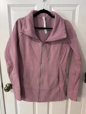 Women’s Lululemon light lavender zip up.  Size 10